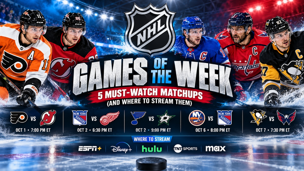 NHL Games of the Week